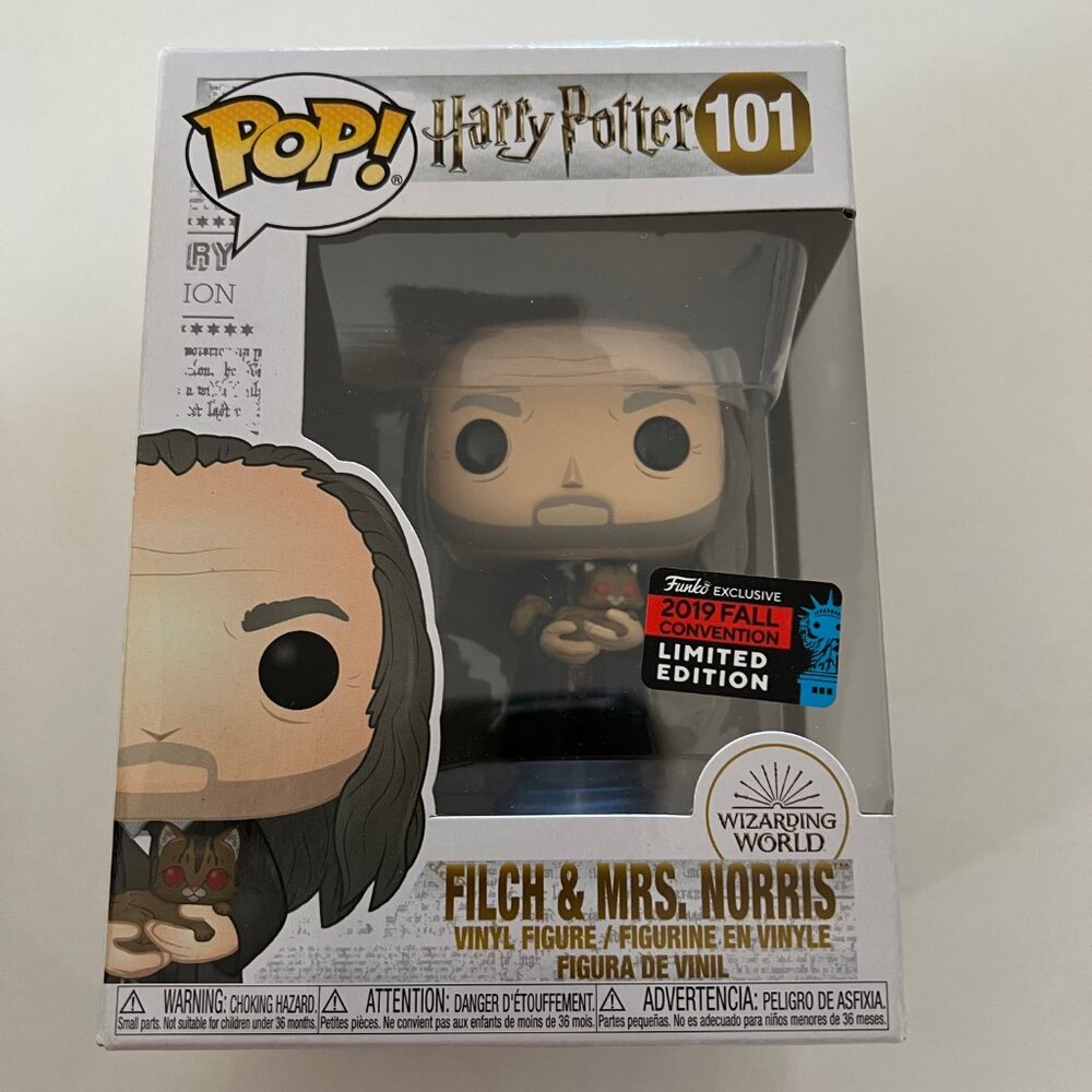 Funko Pop! - FILCH AND & MRS. NORRIS - Harry Potter #101